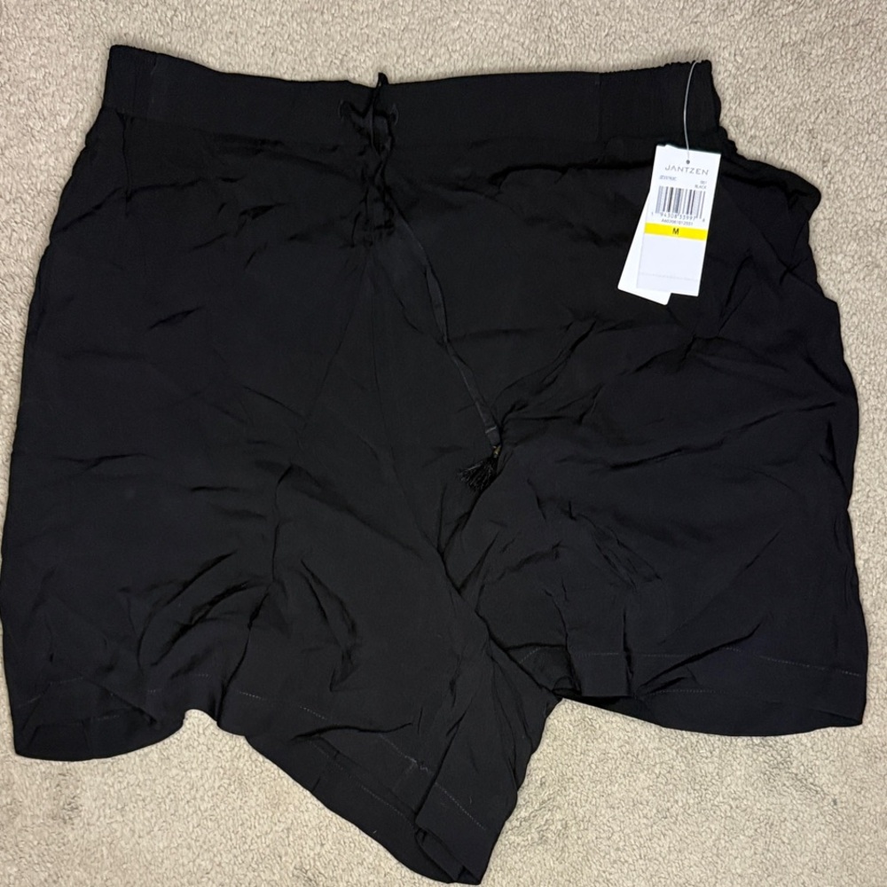 Jantzen Black Elastic Waist Shorts